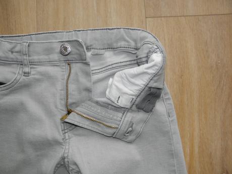 Šedé chlapecké rifle / džíny zn. h&m vel.134, h&m,134