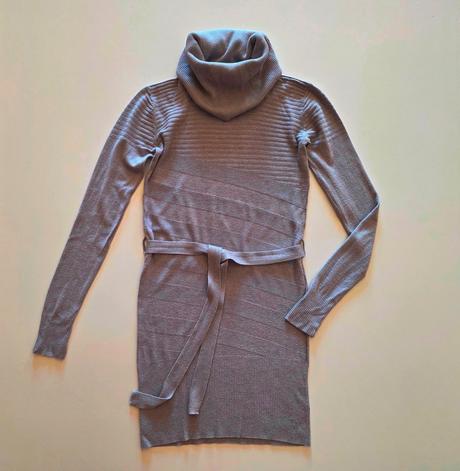 Svetrové šaty s rolákem vel. 34-36 / xs-s, xs