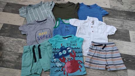 Mix letní na kluka 9ks vel.80/86-92, 86–98