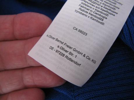 Dámský tmavě modrý svetr s.oliver, s.oliver,38