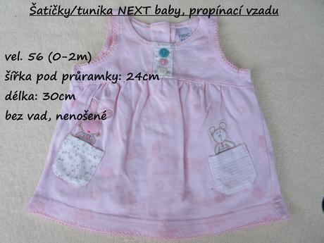Šatičky zn. next baby (propínací), next,56