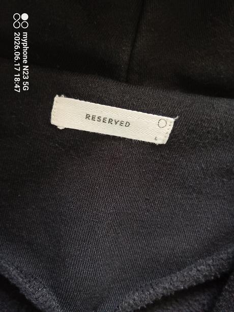 Mikina dlouhá zn."reserved" vel."l" i větší, reserved,l