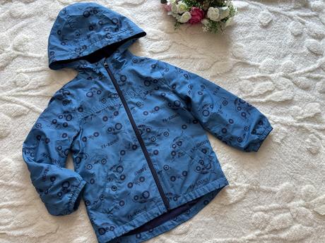 Bunda jaro/podzim s auty  - v.3/4 roky, m&co,104