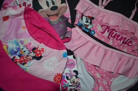 Set plavky,klobouk a čepice v.128, disney,128