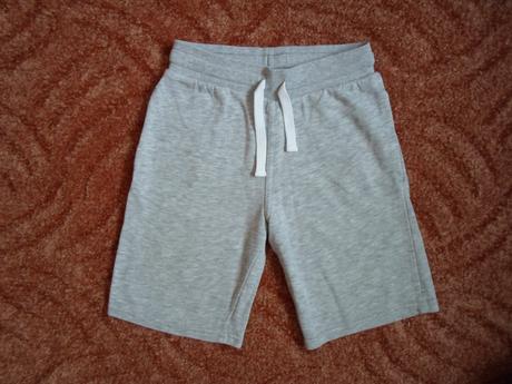 Šedé kraťasy kraťásky šortky, h&m,128