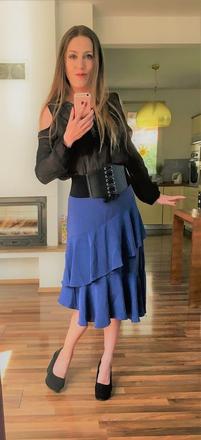 Nová pc 550 sukně s volány, vel m/l, amisu, amisu,l