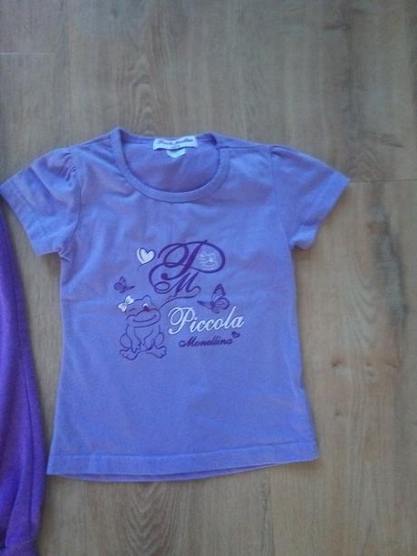 Komplet - tepláky a tričko, vel 104/110, 110