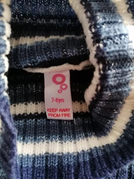 Pruhovaný rolák vel. 122-128, 128