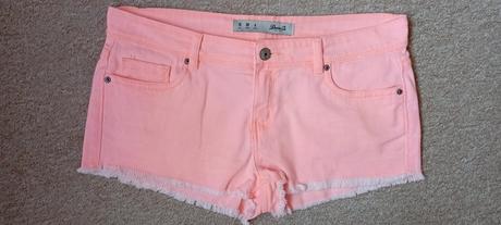 Neonové šortky zn."denim & co" vel."m", denim co,m