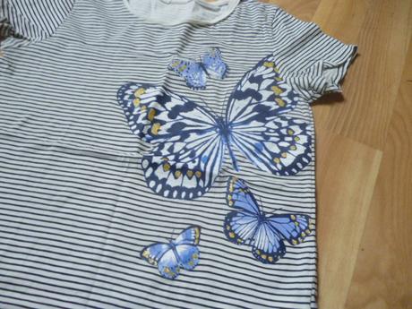 Pruhaté triko motýl 12-14, 158