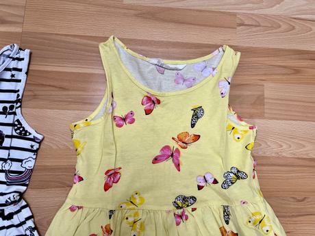 Dívčí bavlněné šaty 134/140, h&m,134