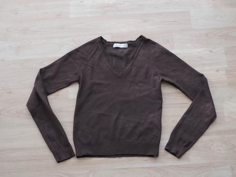 Cokoladove hnedy svetrik do v velikost s zara, zara,s