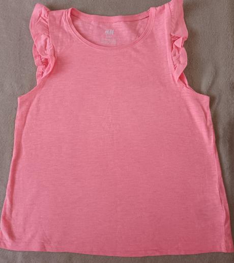 Dívčí letní triko krátký rukáv h&m, h&m,134