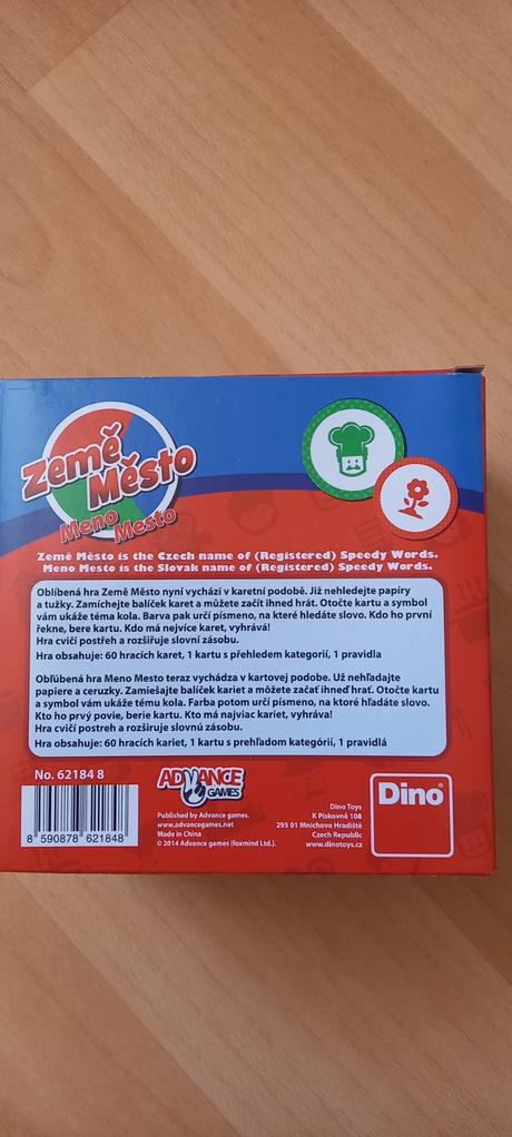 Hra - země město, 