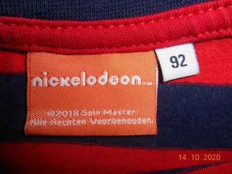 Triko tlapková patrola, nickelodeon,92