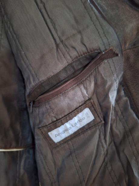 Kožená pánská bunda vel. xxl, c&a,xxl