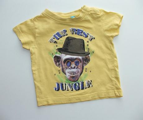 W82 chlapecké triko s opicí vel. 68, 68