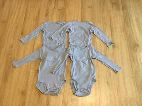 Sada 4 body vel. 98, h&m,98