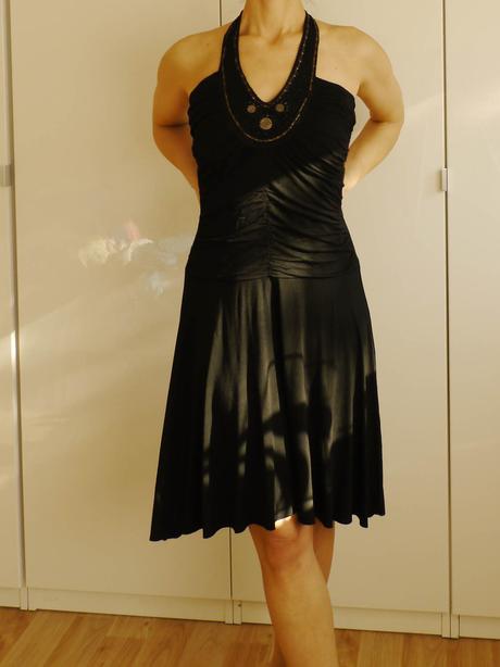 Cerne saty s aplikaci koralku vel. s orsay, orsay,s