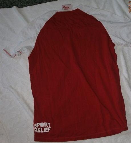 Pěkné,červeno-bílé triko - vel.m-l, m