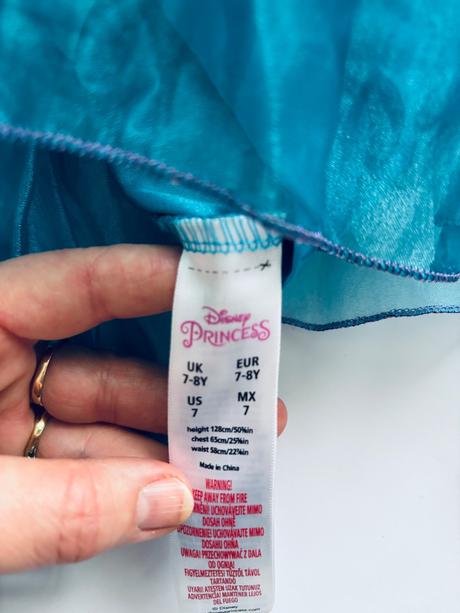 An5/ kostým mořská panna- v.7/8 let zn. disney,