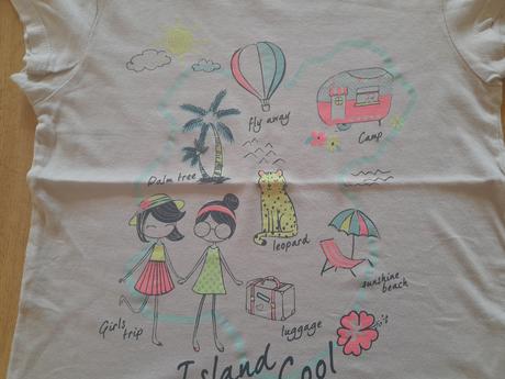 7x tričko, krátký rukáv, vel 122/128, 122