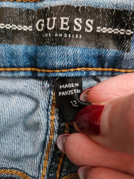 Denimové kraťasy, vel. 146/152, guess,146