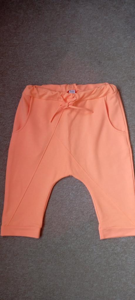 Neón oranžové baggy/nasrávačky vel."uni", 