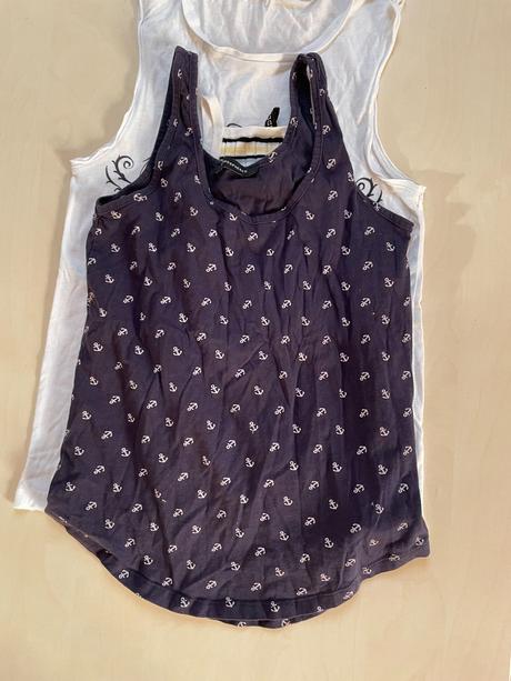 Set 3 tílek, vel xxs-xs, esmara,xs