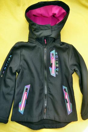 Jarní softshellová dívčí bunda v.116, 116