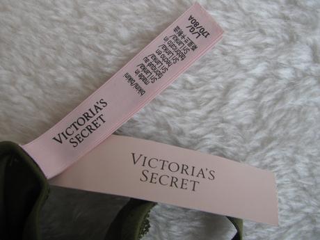 Luxusní láhvově zelené bikinové kalhotky v.s., victoria's secret,l