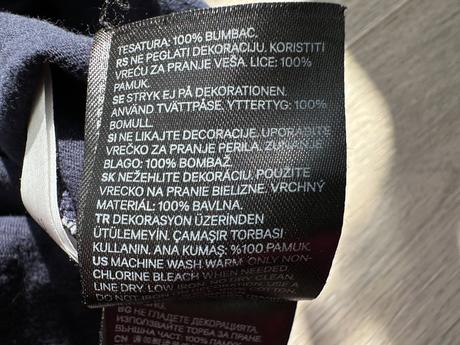 Dívčí tričko motýl, měnící se flitry, h&m, vel.134, h&m,134