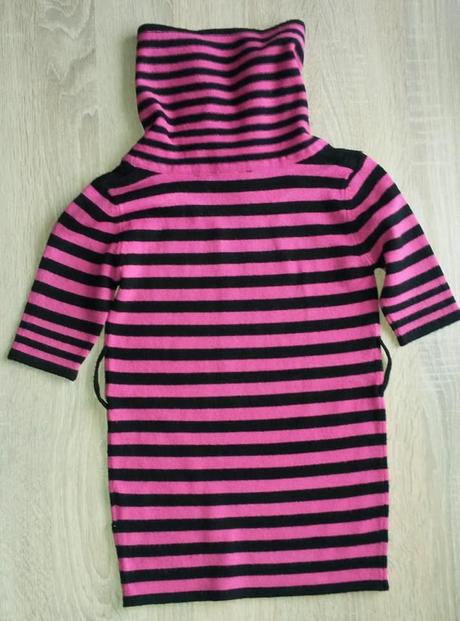 Pleteninové šaty-tunika s rolákem vel. 116-122, 116