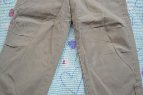 110 116 bavlněné plátěné kalhoty, wolf,116