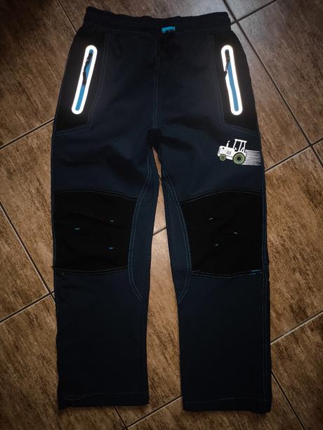 Letní softshellové kalhoty 128/134, kugo,128