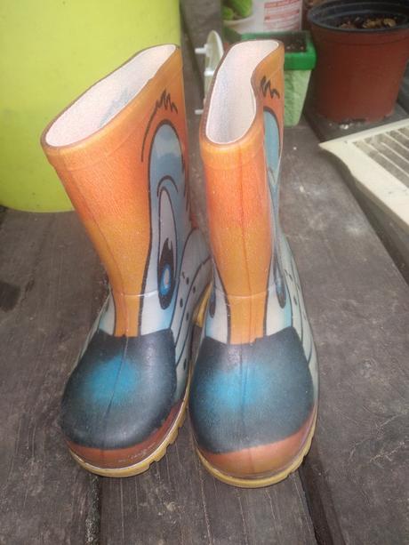 Dětské gumáky zvířatko vl. 20-21, vn.stélka 13.5 c, demar,20