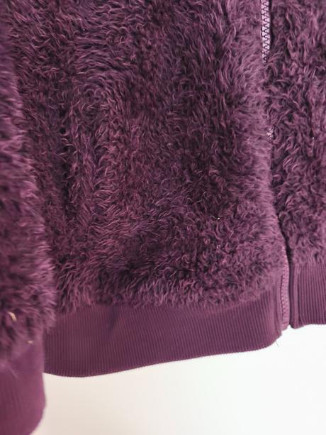 Plyšová mikina bunda chlupatka 158/164, c&a,164