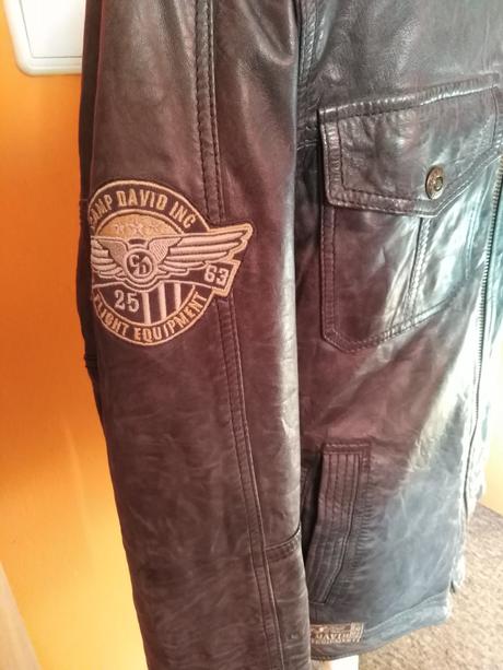Pánská kožená bunda, s