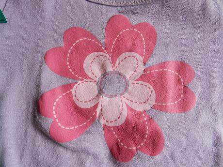 Triko dlouhý rukáv kytka, lupilu,86