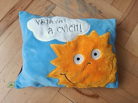 Polštár plyšový ráno / noc, šířka (cm): 35,délka (cm): 30