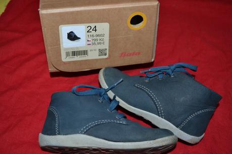 Kožené kvalitní boty baťa v.24,, baťa,24