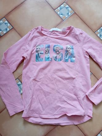 Tričko frozen - 122/128, h&m,122