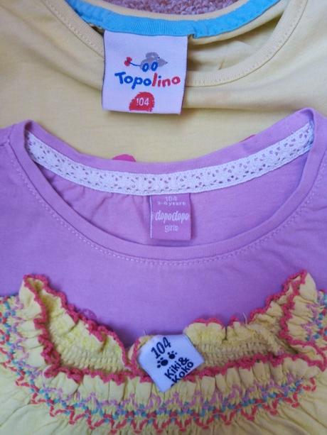 Sada 3ks triček vel."104", dopodopo,104