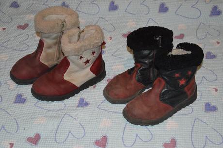 2x kožené zimní boty kozačky vel. 30/31 essi, 30