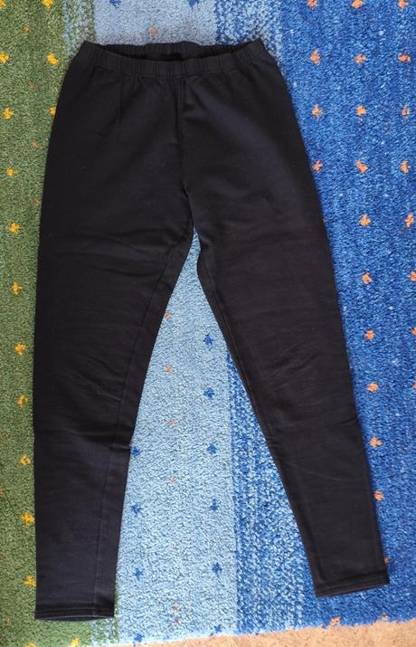 Černé legíny zateplené, takko,158