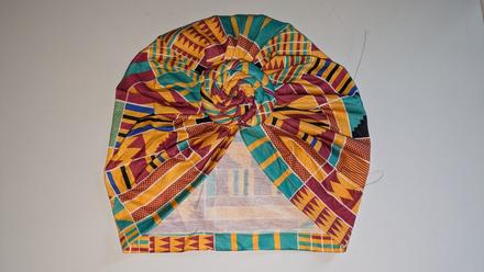 Ch15 bavlněná čepice, turban one size, 