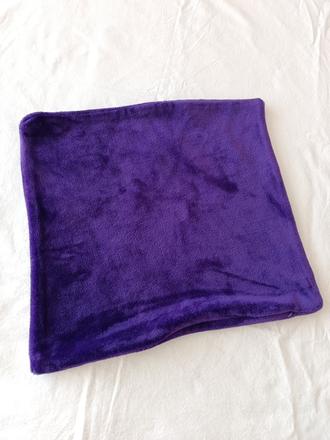 Fialový polštář na zip - 40x40cm, šířka (cm): 40,délka (cm): 40