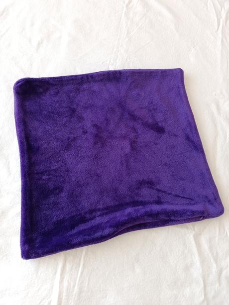 Fialový polštář na zip - 40x40cm, šířka (cm): 40,délka (cm): 40