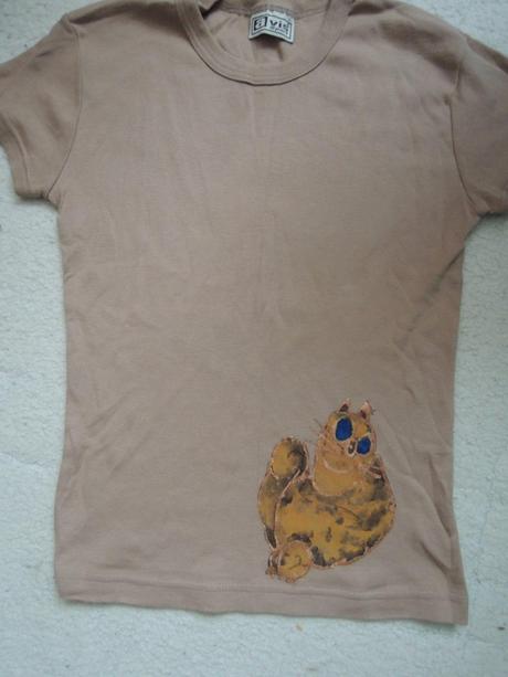 Tričko s kočičkou, s