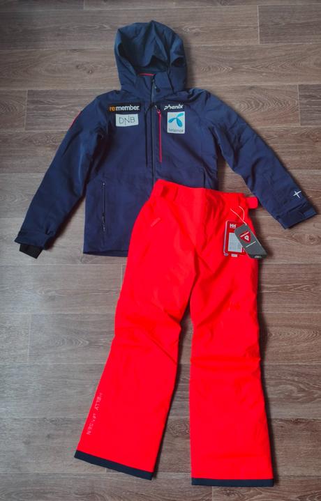 Bunda phenix a nové kalhoty helly hansen vel.152, helly hansen,152